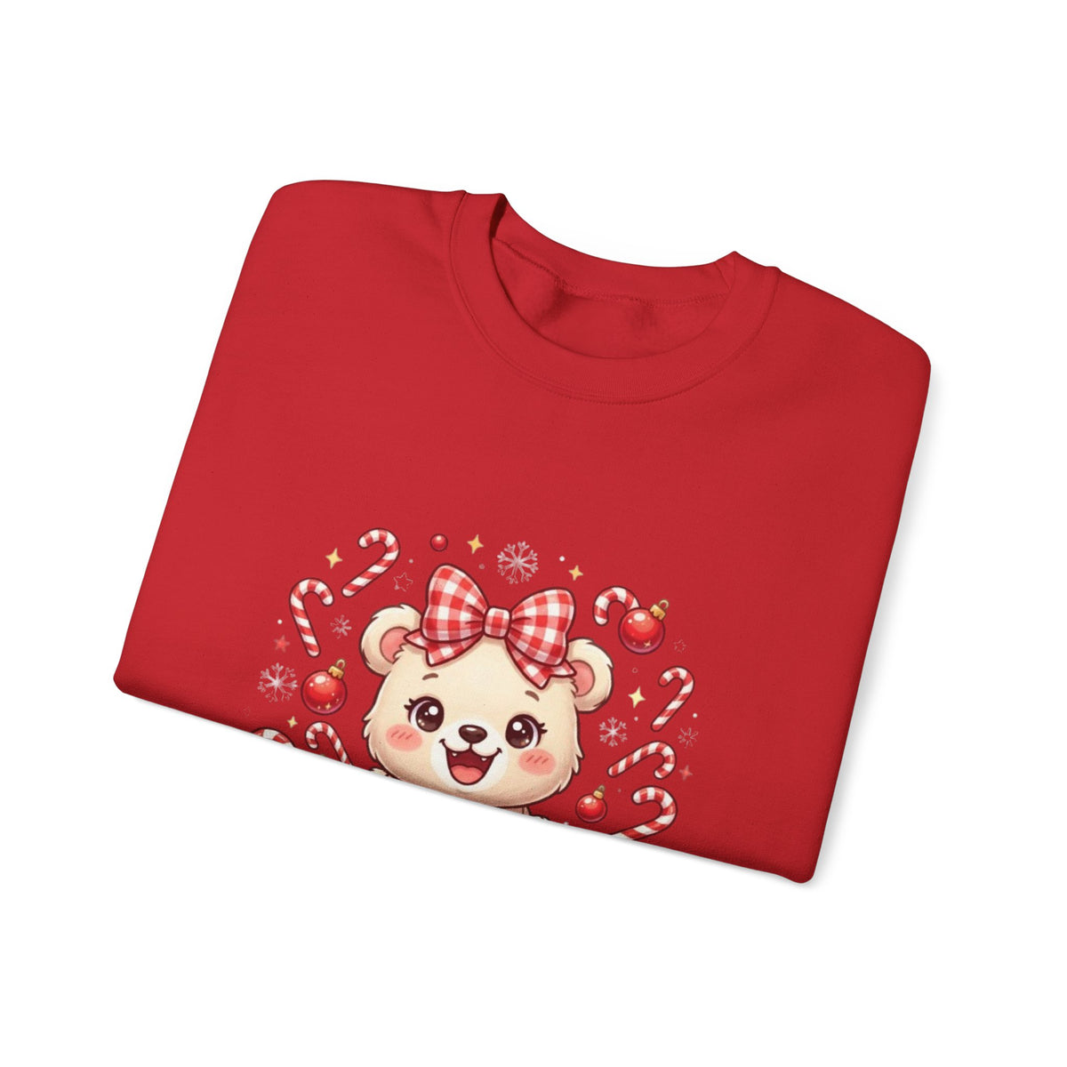 Bear-y Merry Christmas Bear Crewneck Sweatshirt
