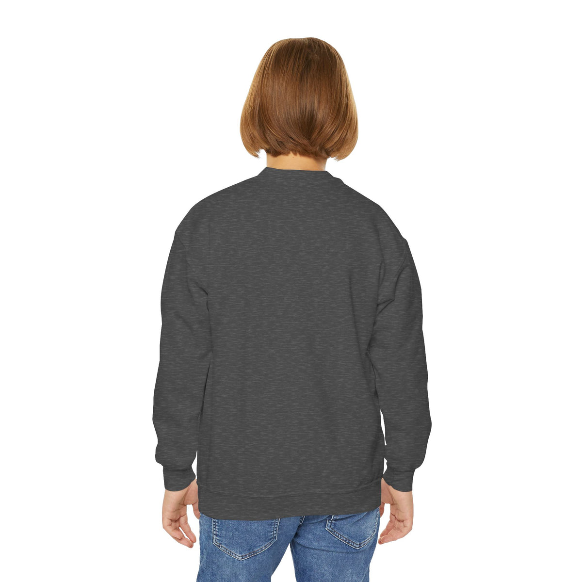 Merry Rex-Mas Kids Christmas Sweatshirt | Cute Dinosaur Holiday Crewneck