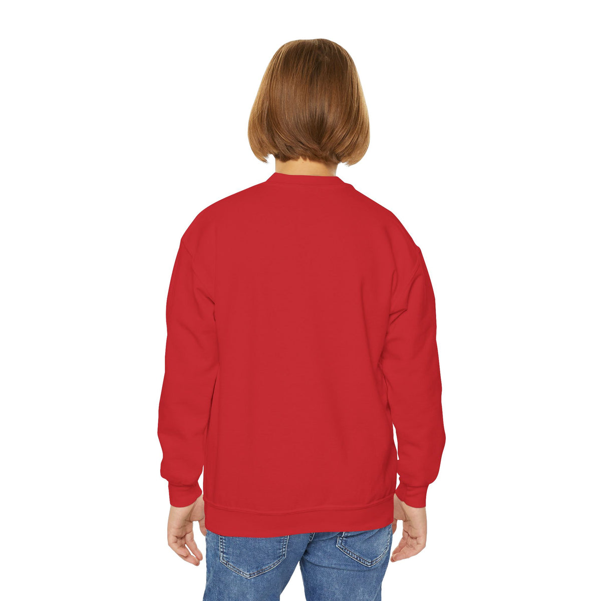 Merry Rex-Mas Kids Christmas Sweatshirt | Cute Dinosaur Holiday Crewneck