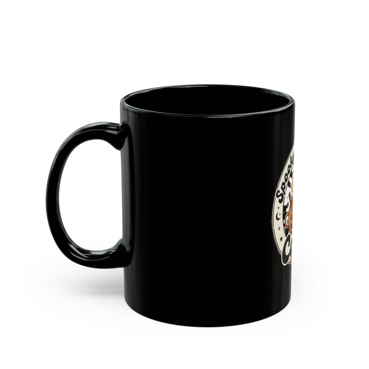 Spooky But First Coffee Halloween Cat Mug