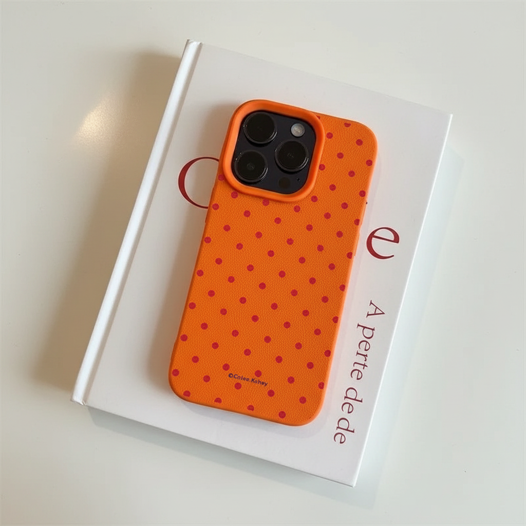 Chic Polka Dot Phone Case – Bold Tones